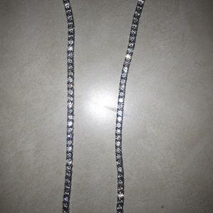 Tennis chain with earrings